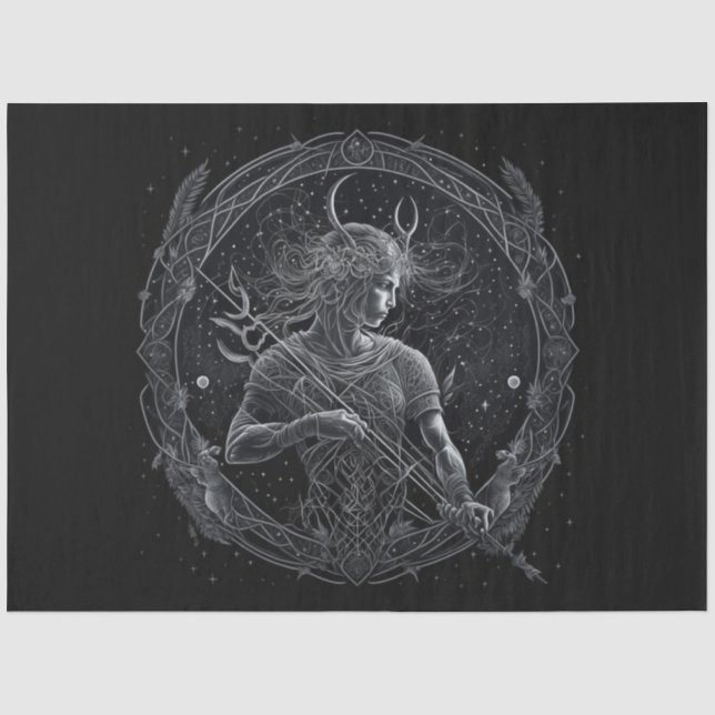 A Zodiac Series Design 10 Tissue Paper (Front)