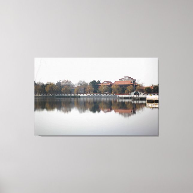 A zoo park in Wuhan, China Canvas Print (Front)