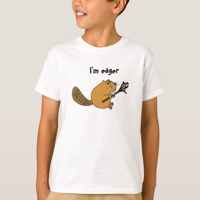 AA- Eager Beaver cartoon Shirt (Front)