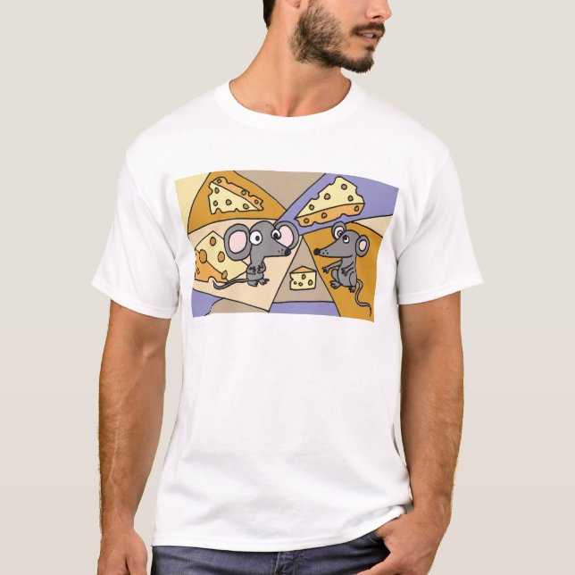 AA- Mice and Cheese Art T-Shirt (Front)