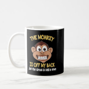 AA Recovery  The Monkey Is Off My Back  Coffee Mug