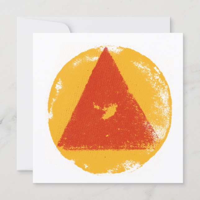 AA Symbol Triangle and Circle Recovery Card (Front)