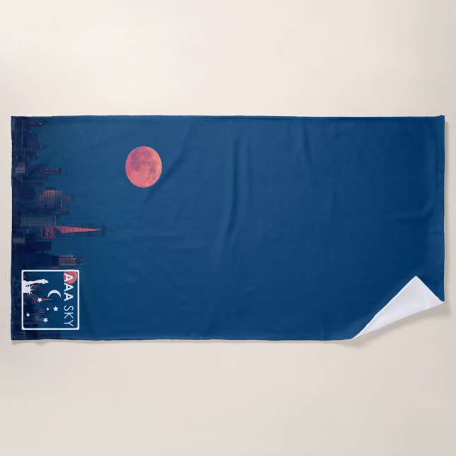 AAA SKY Beach Towel (Front)