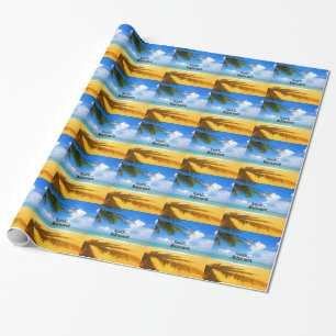Aaah...retirement and relaxation wrapping paper