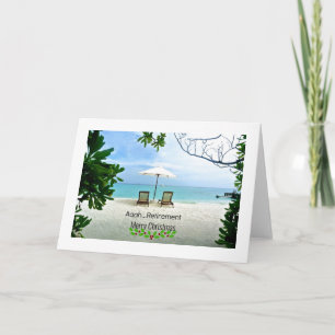 Aaah...Retirement, Christmas greetings Card