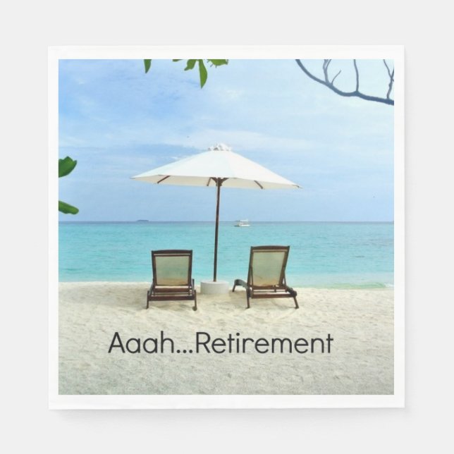 Aaah... retirement napkin (Front)