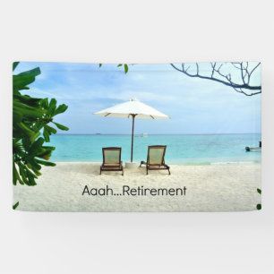 Aaah...Retirement, popular design, Banner