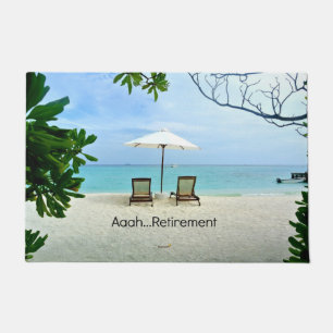 Aaah...Retirement, popular design, Doormat