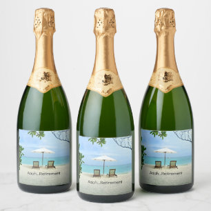 Aaah...Retirement Sparkling Wine Label