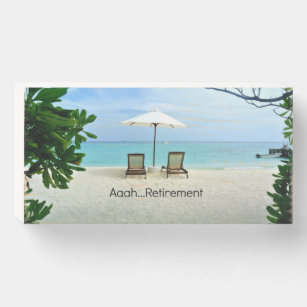 Wood Beach Signs Zazzle Uk