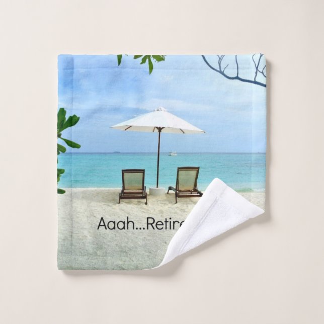 Aaah...Retirement Wash Cloth (Wash Cloth)