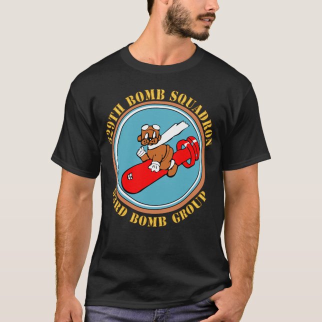 AAC - 329th Bomb Squadron,93rd Bomb Group - WWII T-Shirt (Front)