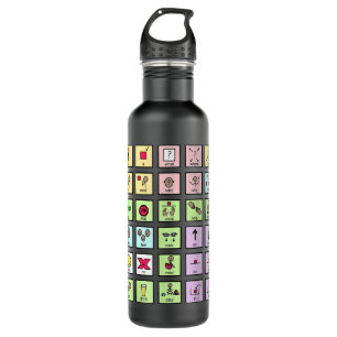 AAC Core Board Speech Pathology Speech Therapist  710 Ml Water Bottle