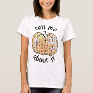 Aac Pumpkin Tell Me About It Speech Pathology Sped T-Shirt