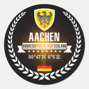 Aachen Classic Round Sticker