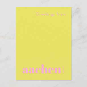 Aachen Germany modern vacation Postcard