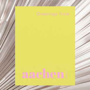 Aachen Germany modern vacation Postcard