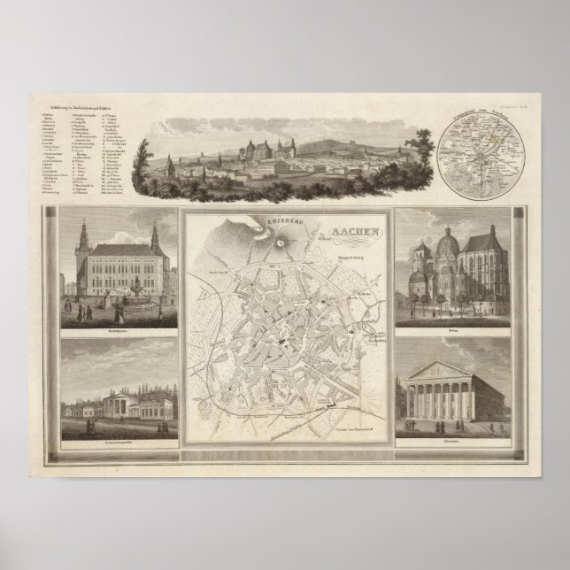 Aachen, Germany Poster (Front)