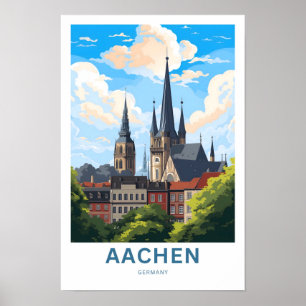 Aachen Germany Travel Print