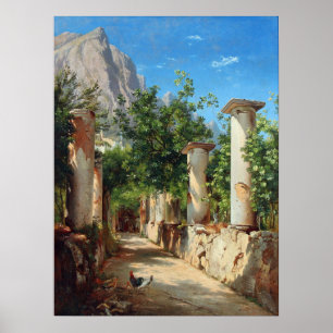 Aagaard Ancient Columns Italy Painting Poster