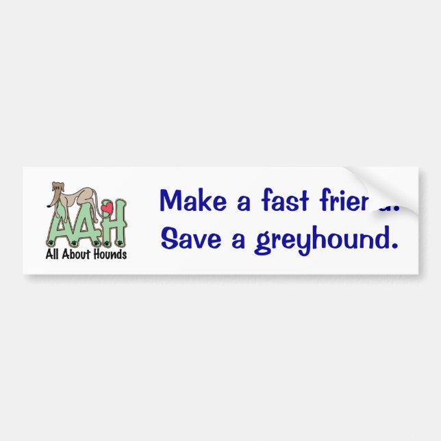 AAH Logo Bumper Sticker (Front)