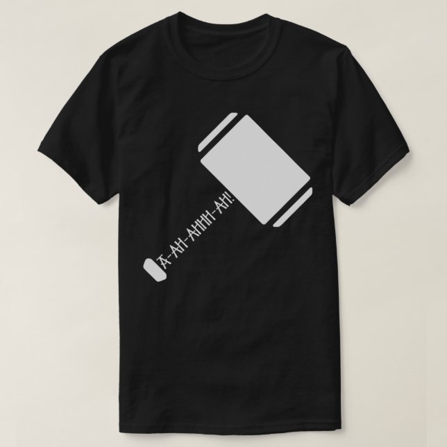 AAhAhhhAh T-Shirt (Design Front)
