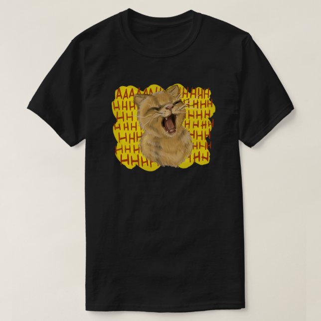 AAHHHnimal - Cat T-Shirt (Design Front)