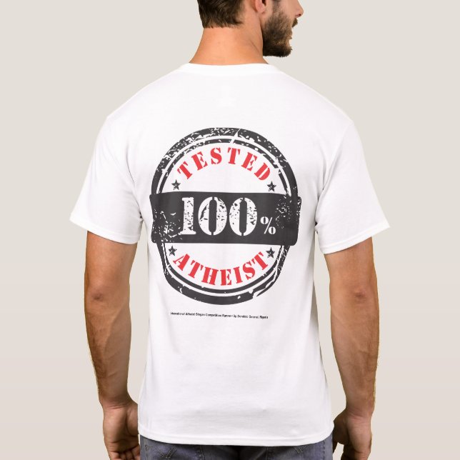 AAI Tested Atheist Men's T-Shirt (Back)