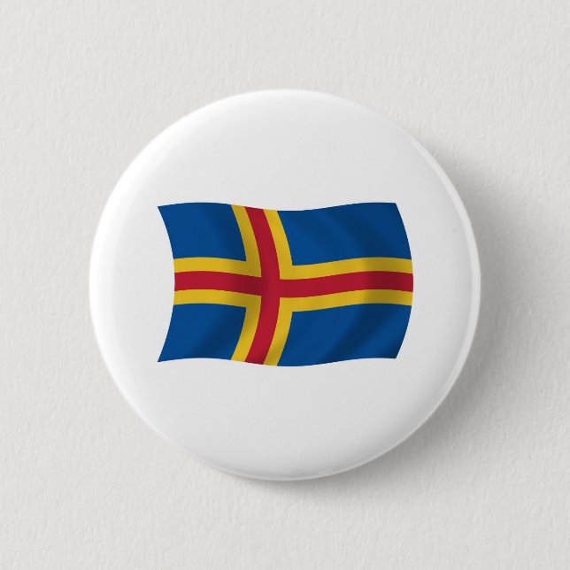 Aaland Flag Button (Front)