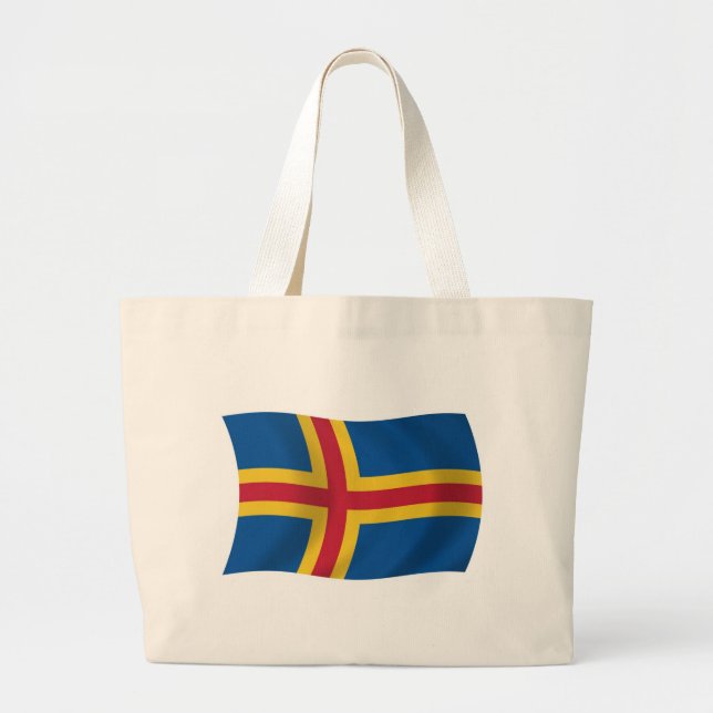Aaland Flag Tote Bag (Front)