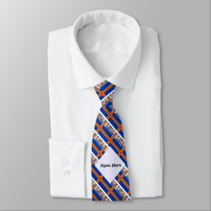 Aaland Islands Ålander Flag Tiled Personalised  Tie