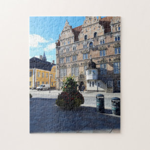 Aalborg City Square in Denmark Jigsaw Puzzle