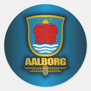 Aalborg Classic Round Sticker