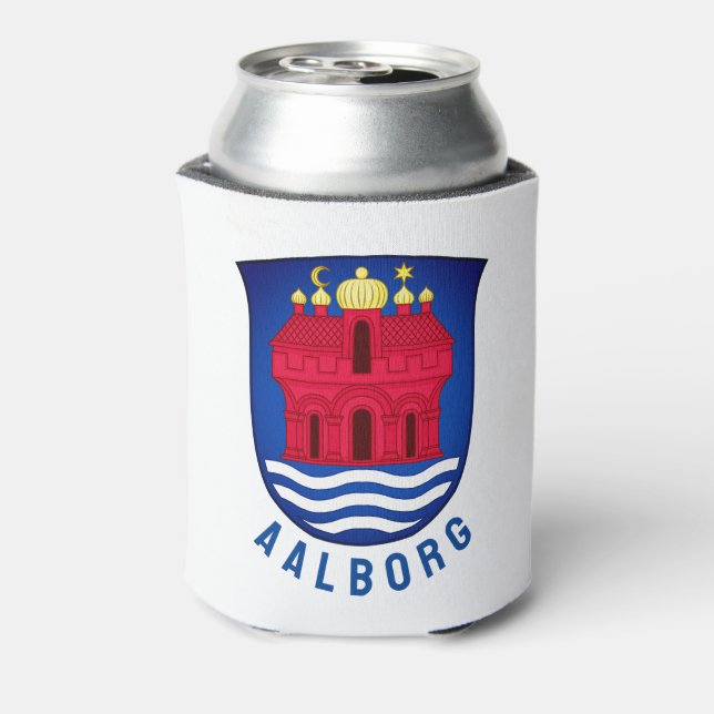 Aalborg coat of arms - DENMARK Can Cooler (Can Back)