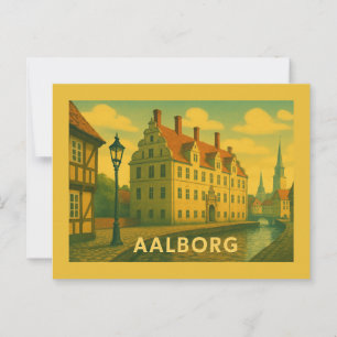 Aalborg Denmark Cityscape Postcard