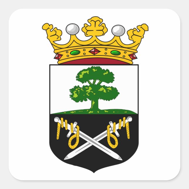 Aalten Coat of Arms Square Sticker (Front)