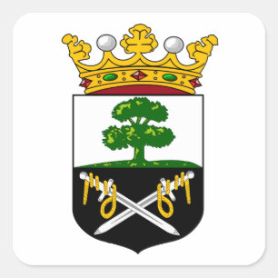 Aalten Coat of Arms Square Sticker