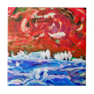 Aalto, Ilmari - Autumn landscape with clouds (modi Tile
