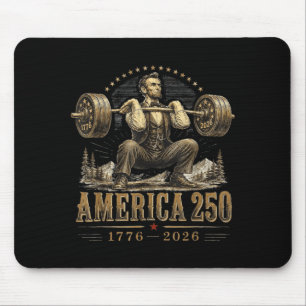 Aamerica 250 1776 2026 16th President Gym Mouse Mat
