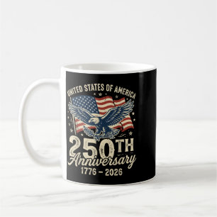Aamerica 250th Anniversary 1776-2026 Independence Coffee Mug