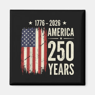 Aamerica 250th Anniversary 1776 2026 Usa Flag Dom Magnet