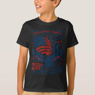 Aamerica 250th Anniversary Bald Eagle Aamerican T-Shirt