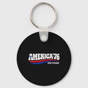 Aamerica 76 Retro 250 Years 1776 2026 250th Key Ring