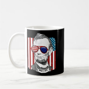 Aamerica Usa Abe Lincoln 4th Of July Men Boys Gift Coffee Mug