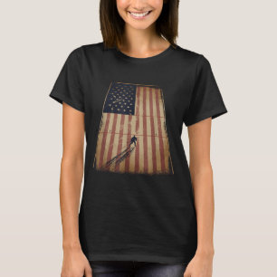 Aamerican Flag Hockey T-Shirt