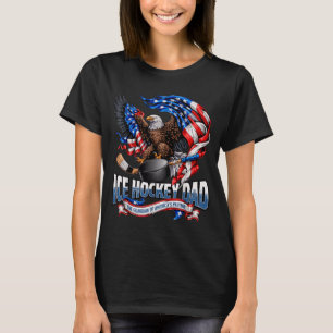 Aamerican Flag Patriotic Usa - Vintage Ice Hockey T-Shirt