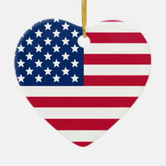 Aamerican Heart Christmas Ornament
