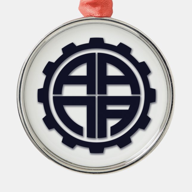 AANA GEAR METAL TREE DECORATION (Front)