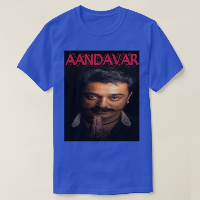 Aandavar kamal hassan Virumandi design T-Shirt (Design Front)