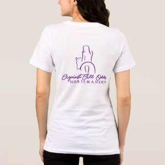 AAOH T-shirt w/ Purple Lettering Tri-Blend Shirt
